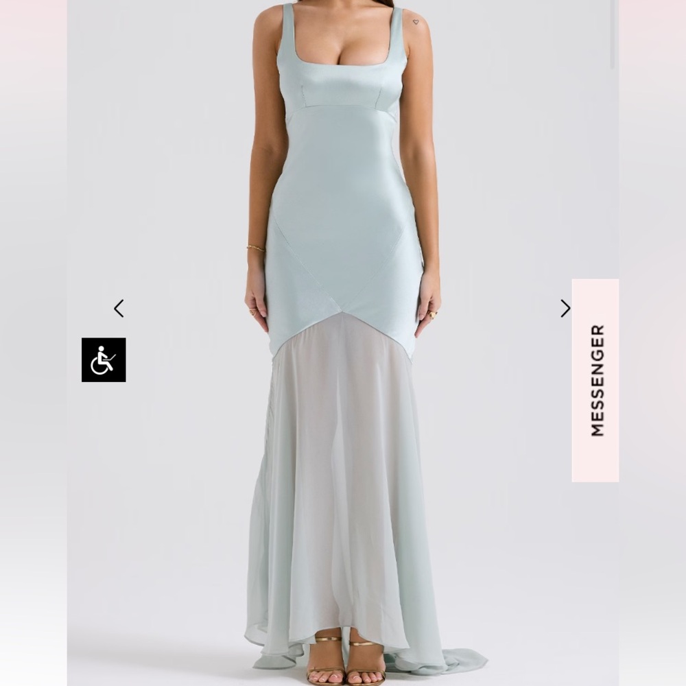 House of CB Vittoria Dress S Pistachio